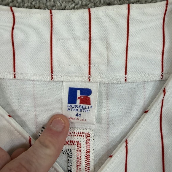 Ken Griffey Jr #30 Cincinnati Reds Authentic On-Field Russell Vest Jersey 44 (L) - Picture 3 of 11